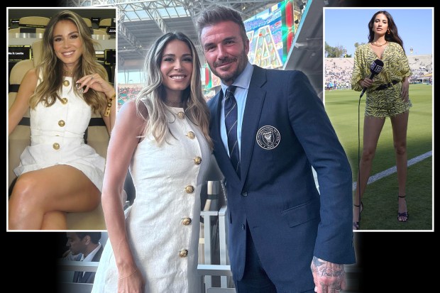 场外靓丽风景线😍世俱杯女主持秀美腿，卡里乌斯妻子依旧动人